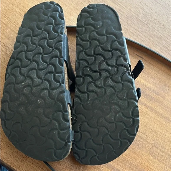 Birkenstock Mayari Black Leather Strap Size 38 - Picture 9 of 9
